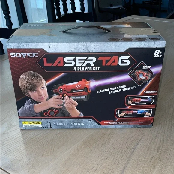 NIB Laser Tag - 4 Player Set - Picture 1 of 10